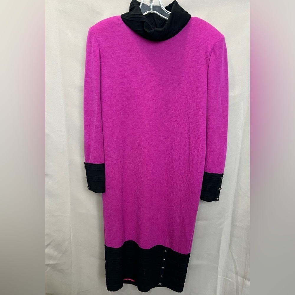 Vintage Medici Made in Italy Colorblock Sweater Dress Size 8